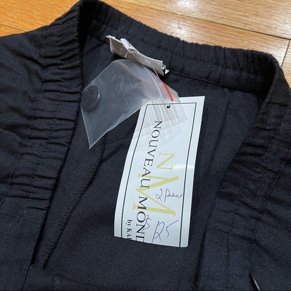 Nouveau Monde by Kaktus Linen Blend Capri Pants Women’s XL Inseam 23” NWT - Picture 10 of 10